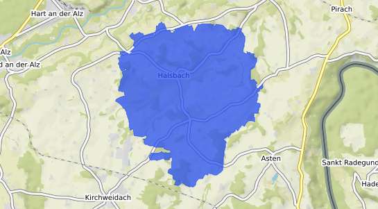 Bodenrichtwertkarte Halsbach Kr. Altoetting