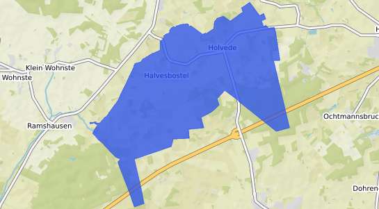 Bodenrichtwertkarte Halvesbostel