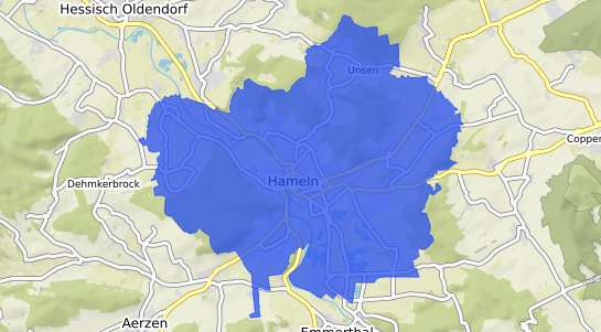 Bodenrichtwertkarte Hameln