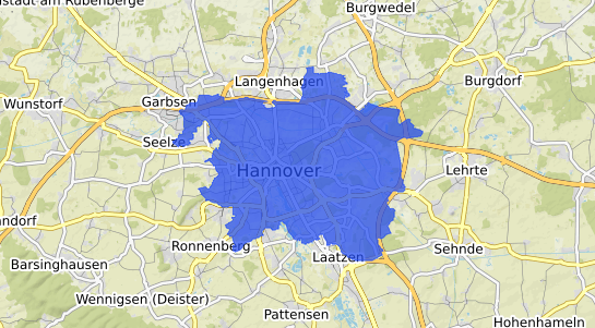 Bodenrichtwertkarte Hannover