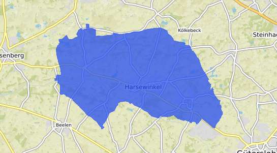 Bodenrichtwertkarte Harsewinkel