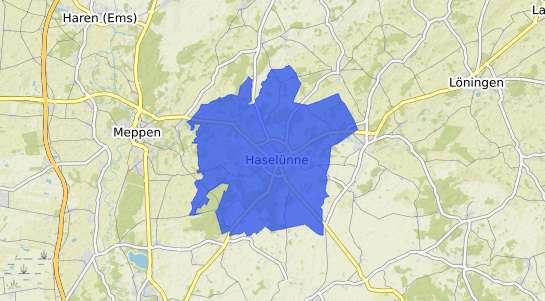 Bodenrichtwertkarte Hasel&uuml;nne