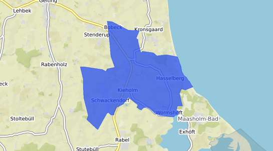 Bodenrichtwertkarte Hasselberg Ostsee