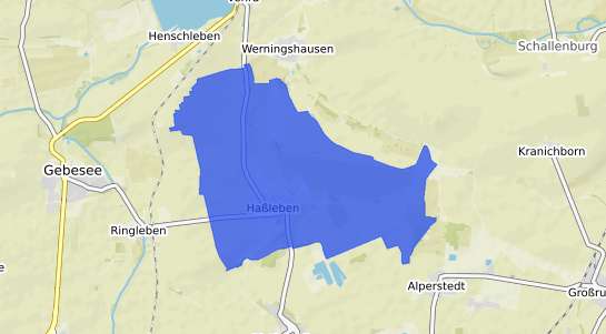 Bodenrichtwertkarte Hassleben Thueringen