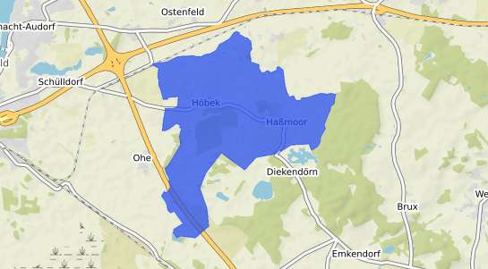 Bodenrichtwertkarte Hassmoor