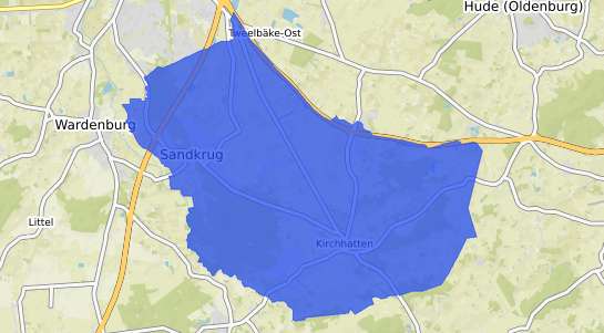 Bodenrichtwertkarte Hatten (Oldb)