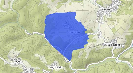Bodenrichtwertkarte Hausten