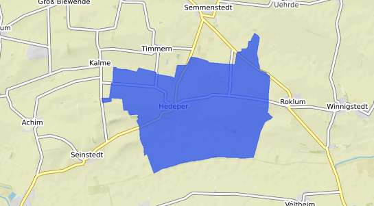 Bodenrichtwertkarte Hedeper
