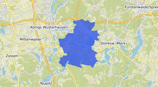 Bodenrichtwertkarte Heidesee