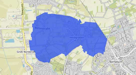 Bodenrichtwertkarte Heidgraben