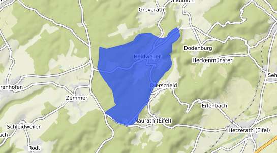 Bodenrichtwertkarte Heidweiler b. Wittlich