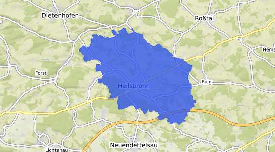 Bodenrichtwertkarte Heilsbronn