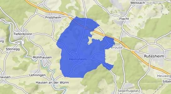 Bodenrichtwertkarte Heimsheim