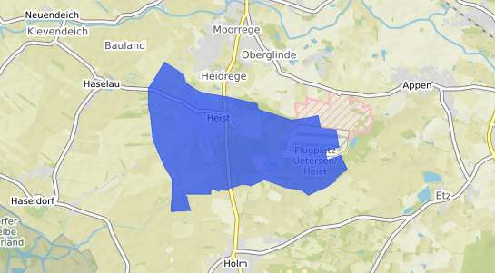 Bodenrichtwertkarte Heist