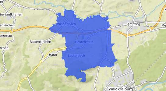 Bodenrichtwertkarte Heldenstein Oberbayern
