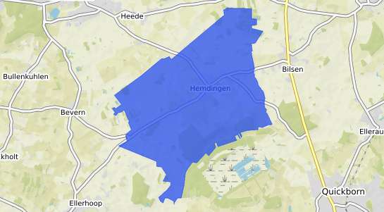 Bodenrichtwertkarte Hemdingen