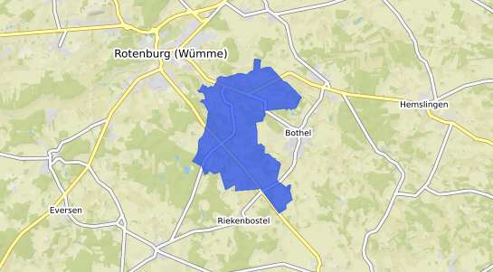 Bodenrichtwertkarte Hemsb&uuml;nde