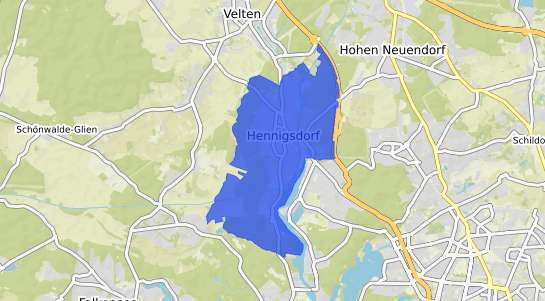 Bodenrichtwertkarte Hennigsdorf