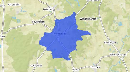 Bodenrichtwertkarte Hennstedt b. Itzehoe