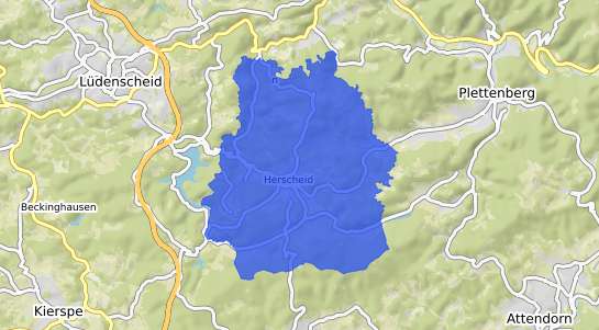 Bodenrichtwertkarte Herscheid Westfalen