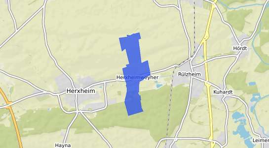 Bodenrichtwertkarte Herxheimweyher b. Landau, Pfalz