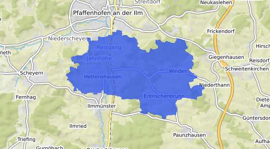 Bodenrichtwertkarte Hettenshausen