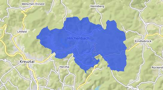 Bodenrichtwertkarte Hilchenbach Siegerland