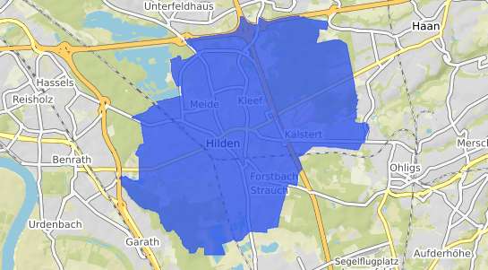 Bodenrichtwertkarte Hilden