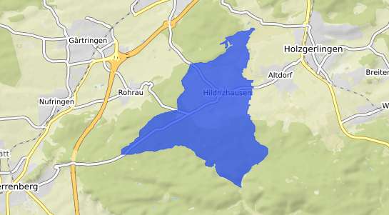 Bodenrichtwertkarte Hildrizhausen