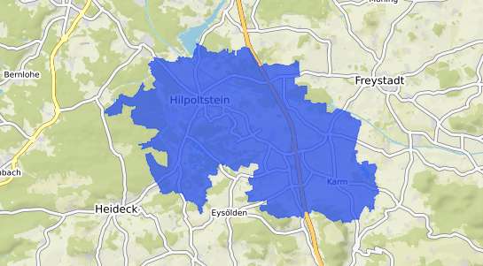 Bodenrichtwertkarte Hilpoltstein Mittelfranken