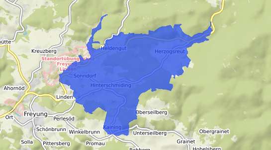 Bodenrichtwertkarte Hinterschmiding