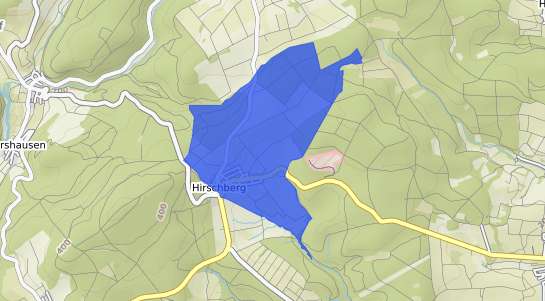 Bodenrichtwertkarte Hirschberg an der Bergstra&szlig;e Saale