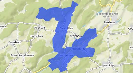 Bodenrichtwertkarte Hirzenhain Wetteraukreis