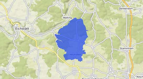 Bodenrichtwertkarte Hitzhofen