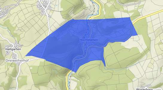 Bodenrichtwertkarte Hochstaetten Kr. Bad Kreuznach
