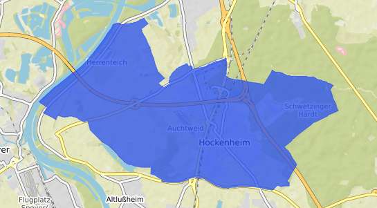 Bodenrichtwertkarte Hockenheim