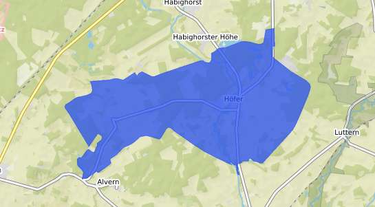 Bodenrichtwertkarte Hoefer Kr. Celle