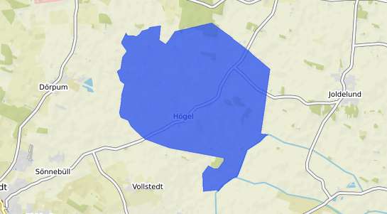 Bodenrichtwertkarte Hoegel