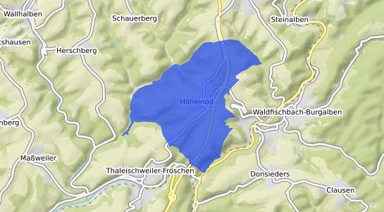 Bodenrichtwertkarte Hoeheinoed