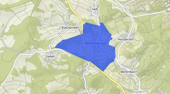 Bodenrichtwertkarte Hoerschhausen