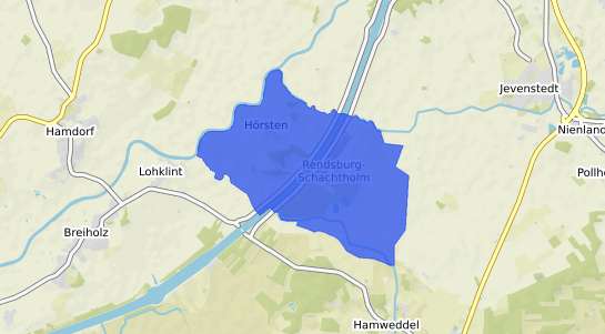 Bodenrichtwertkarte Hoersten b. Rendsburg