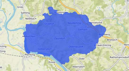 Bodenrichtwertkarte Hofkirchen Bayern