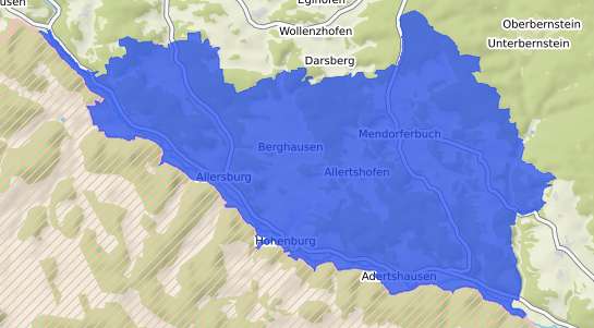 Bodenrichtwertkarte Hohenburg Oberpfalz