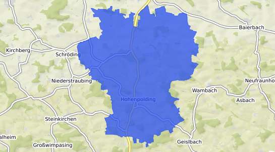 Bodenrichtwertkarte Hohenpolding