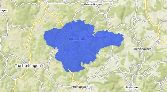 Bodenrichtwertkarte Hohenstein Wuerttemberg