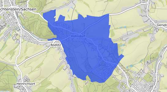 Bodenrichtwertkarte Hohndorf b. Zschopau