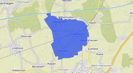 Bodenrichtwertkarte Hohnhorst b. Wunstorf