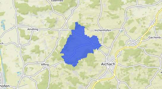 Bodenrichtwertkarte Hollenbach b. Aichach
