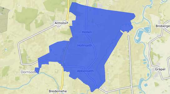 Bodenrichtwertkarte Hollnseth