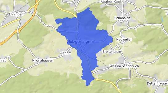 Bodenrichtwertkarte Holzgerlingen
